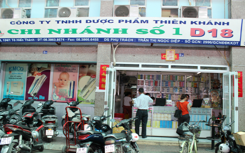 Một chi nhánh của Công ty TNHH Dược phẩm Thiên Khánh.